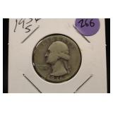 1936-S Washington Silver Quarter