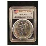 2016 PCGS Certified MS69 1oz .999 Silver Eagle