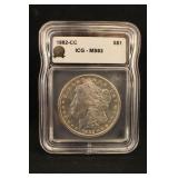 1882-CC MS63 Morgan Silver Dollar