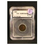 1884 Certified Indian Head Cent