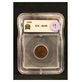 1905 Certified AU55 Indian Head Cent