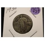 1930 Standing Liberty Silver Quarter
