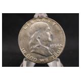 1954-D Franklin Silver Half Dollar