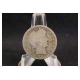 1905-S Barber Silver Quarter