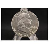 1963-D Franklin Silver Half Dollar