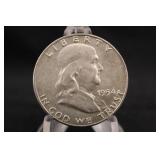 1954-D Franklin Silver Half Dollar