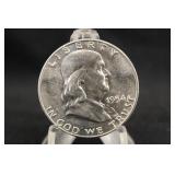 1954-D Franklin Silver Half Dollar