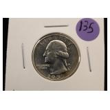 1955-D Washington Silver Quarter