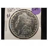 1885-CC Morgan Silver Dollar