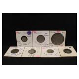 Lot of 7 Rare Foreign Coins