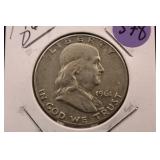 1961-D Franklin Silver Half Dollar