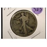 1920 Walking Liberty Silver Half Dollar
