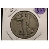 1935-S Walking Liberty Silver Half Dollar