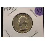1964 Washington Silver Quarter