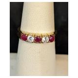 Beautiful Ring Marked 'JC' Size 6  B1