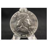 1954-D Franklin Silver Half Dollar