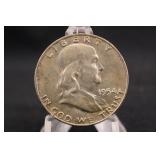 1954-D Franklin Silver Half Dollar