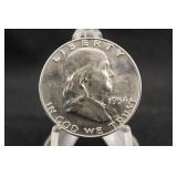 1954-D Franklin Silver Half Dollar