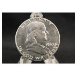 1963 Franklin Silver Half Dollar