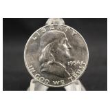 1954-D Franklin Silver Half Dollar