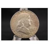 1954-D Franklin Silver Half Dollar