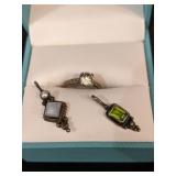 Three Vintage Sterling Jewelry Pieces