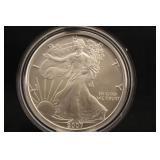 2007-W 1oz .999 American Silver Eagle