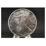 1990 1oz .999 American Silver Eagle