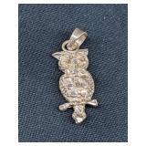 Silver Owl Pendant