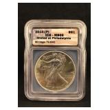 2015-P MS69 1oz .999 Silver Eagle Certified