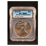 2015-P MS69 1oz .999 Silver Eagle Certified