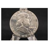 1963-P Uncirculated Franklin Silver Half Dollar