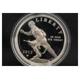 2012-W Infantry Solider Proof Silver Dollar