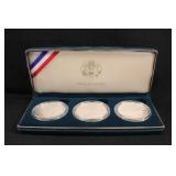 1994 U.S. Veterans Commemorative 3 Silver Dollars