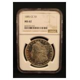 1885-CC MS62 NGC Morgan Silver Dollar
