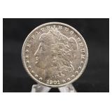 1901-O Uncirculated Morgan Silver Dollar