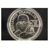Ben Franklin Firefighters Silver Medal