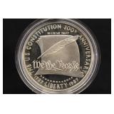 1990 U.S. Eisenhower Centennial Silver Dollar