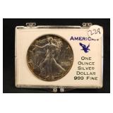 1989 1oz .999 American Silver Eagle