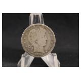 1892-P Barber Silver Quarter *First year