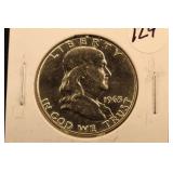 1963-P Uncirculated Franklin Silver Half Dollar