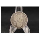 1897-P Barber Silver Quarter