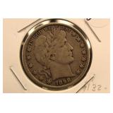 1898-P Barber Silver Half Dollar