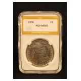 1896 Certified Morgan Silver Dollar