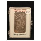 1oz .999 Silver Bar
