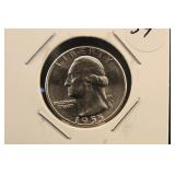1955-P Uncirculated Washington Silver Quarter