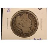 1908-O Barber Silver Half Dollar