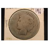 Ineligible Peace Silver Dollar