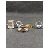 Sterling Silver Ring Collection