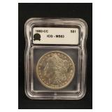 1882-CC MS63 Morgan Silver Dollar